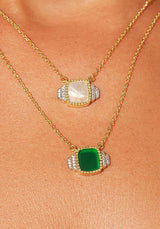 项链 Kara 项链 绿玛瑙