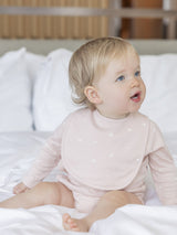 Bib Set x 3 Seashell Pink