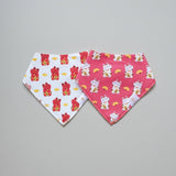 the wee bean bib set lucky cat