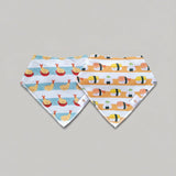 Organic Cotton Bandana Bibs 2pcs Set - Takoyaki + Taiyaki