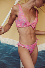 Sustainable bikini - pink bikini online by Louise Misha/ The best and most comfortable bikini for women & moms with Mini Me matching swimsuit available.