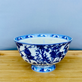 CANDLE: Blue and White Horses