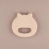 Cat Beech Wood Teether