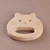 Cat Beech Wood Teether
