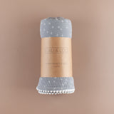 Grey Star Muslin Swaddle Blanket