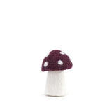 Dotty Mushroom - Aubergine L