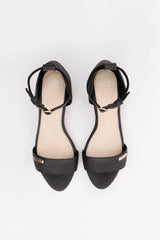 Chicago - Ankle Strap Heels - Charcoal