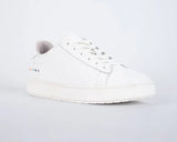 SYDNEY | Classic Recycled Leather sneakers in White - for him & her
