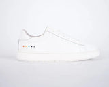 SYDNEY | Classic Recycled Leather sneakers in White - for him & her