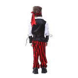 带眼罩的海盗男孩服装