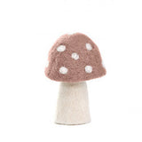 Dotty mushroom - coral - L