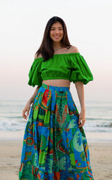 Gazi Glory Crop Top - Floral