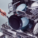 Evolution 松綠色陶瓷易潔炒鍋連保護墊 28cm/3.6L