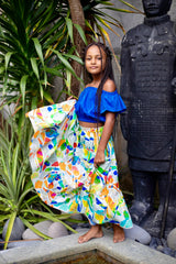 Maracas Tide Tiered Maxi Skirt