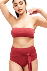 Giovanna 赤陶色高腰下装