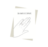 So I Guess It's Serious