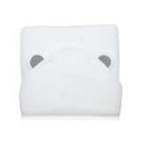 Super Soft Bamboo Hooded Towel + Washcloth Set - Grey Bear
