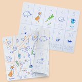 桌垫套装 + 3 个记号笔 - 数字