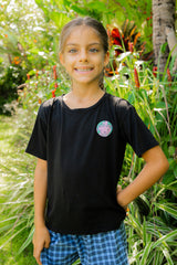 MiliMilu kids bamboo T-shirt There is no Planet B in black is soft & suited for sensitve and eczema prone skin. Family matching bamboo T-shirts are available.