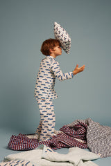 Long Sleeves Pyjama - Blue Car