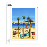 Loustal Paris Plage 40X50 厘米