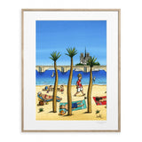 Loustal Paris Plage 40X50 厘米