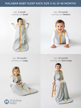 TOG 0.6 (Lightweight) - Miami Wearable Baby Sleep Sack