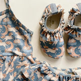 Manuca 荷叶边泳鞋