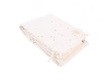 Nest Cot Bumper - Gold Stella