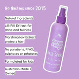 No Nasties Hair Spray Lavender and Fresh Lime 200ml - Bimbo Concept