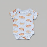 Organic Cotton Baby Onesie - Bakery Buns Boy - The Wee Bean