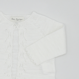 Openwork White Jacket
