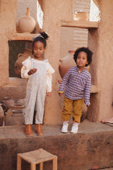 Boys shirt Akir - Purple Checks