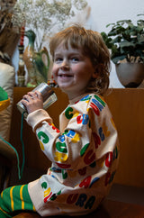 Shop organic cotton kids sweater that Organic cotton kids sweater that makes a statement from toddler to teen. The kids sweater is made by CarlijnQ, and we love Scandi look, perfect gift for kids.