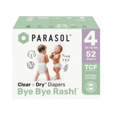 Parasol Clear+Dry® Natural Diapers 2X
