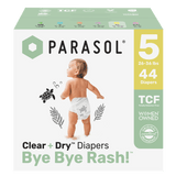 Parasol Clear+Dry® Natural Diapers 2X
