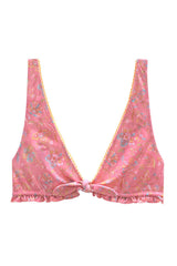 Sustainable bikini - pink bikini online by Louise Misha/ The best and most comfortable bikini for women & moms with Mini Me matching swimsuit available.