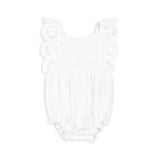 Posey Romper - Optic White