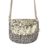 Sequin Leopard Bag