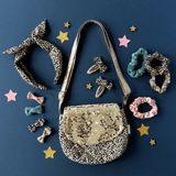 Sequin Leopard Bag