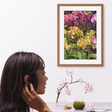 VIEW THROUGH JEN'S LENS PRINT: Orchids at the Flower Market Mong Kok