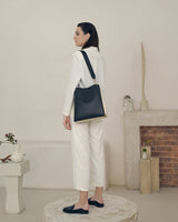 Two-Tone Tote – BLACK & OAT