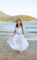 Maracas Tide Tiered Maxi Skirt