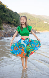 Secret Sway Flared Midi Skirt