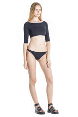 Diane Cheeky Bikini Bottom in Black