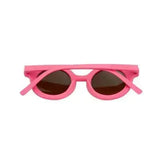 SUSTAINABLE KIDS ROUND SUNNIES - BUBBLE GUM
