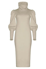 Brynja Dress (Beige)
