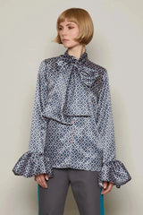 Heidi Blouse (Pink & Blue)