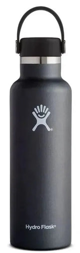 Hydro Flask - Standard Mouth Bottle - Flex Cap Double Insulated 621ml - Black