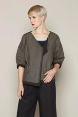 Liza Jacket (Grey & Black)